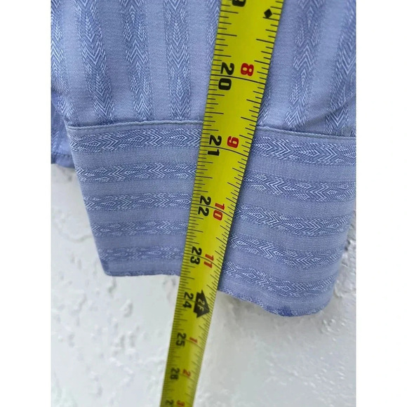 Robert Graham Mens Long Sleeve Button Down Cotton Shirts Blue Sz M - Picture 8 of 11